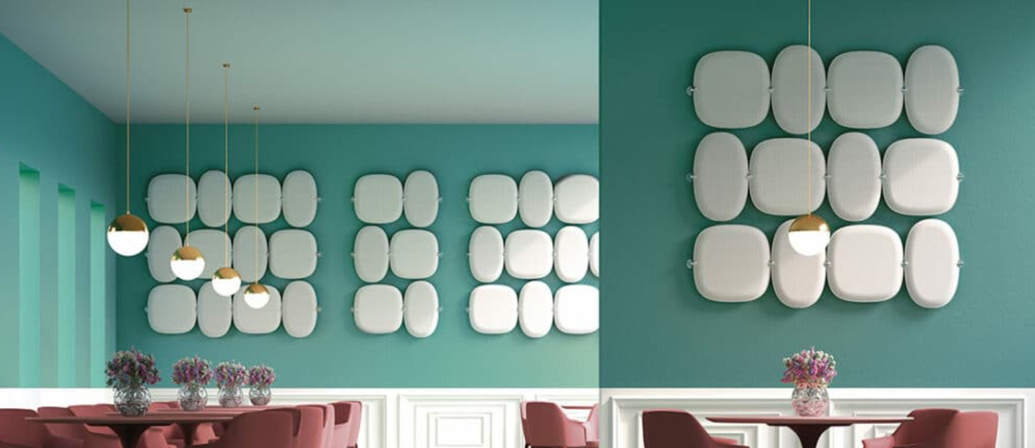 Snowgems sound absorbing wall panels